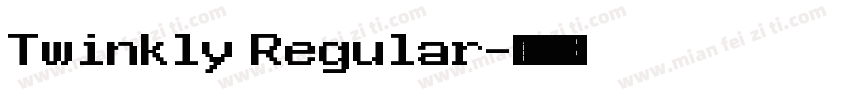 Twinkly Regular字体转换
